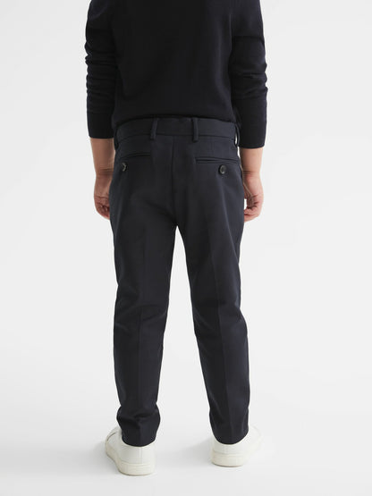 Reiss 9-14 yrs Slim Fit Chinos in Navy