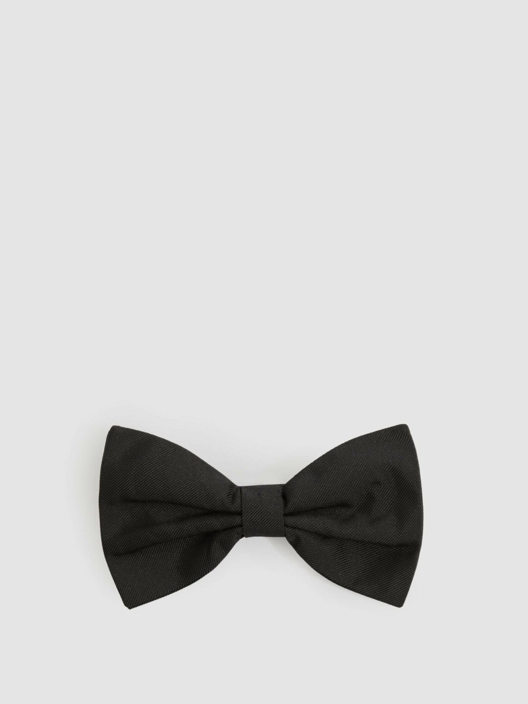 Reiss Grosgrain Silk Bow Tie in Black
