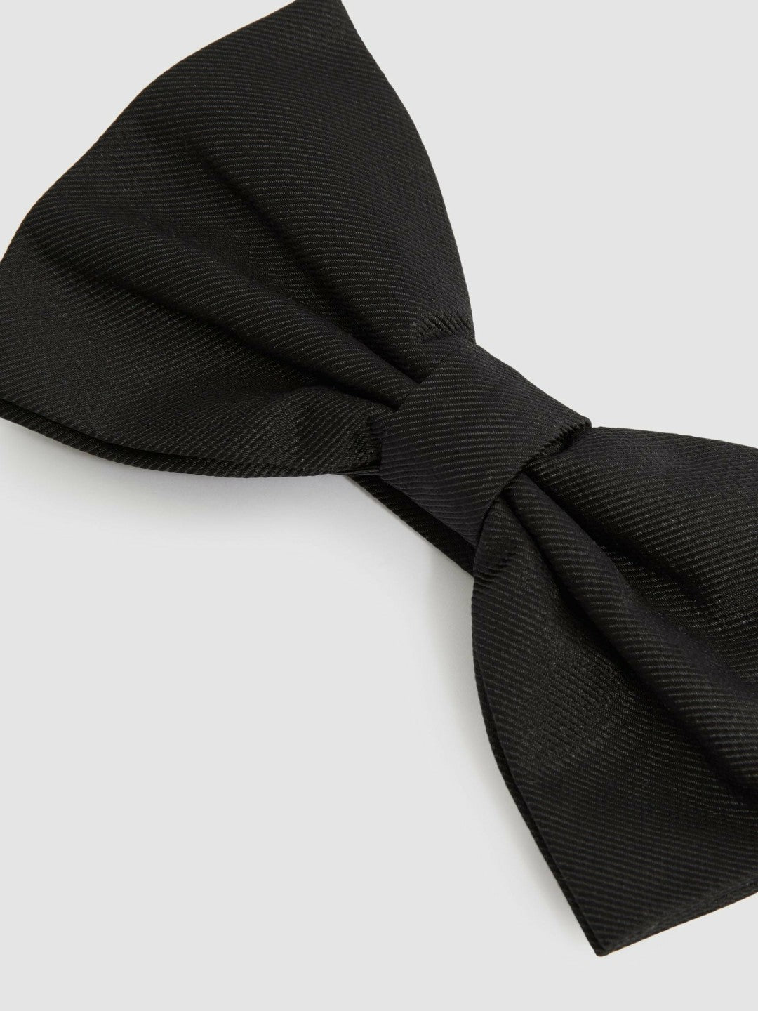 Reiss Grosgrain Silk Bow Tie in Black