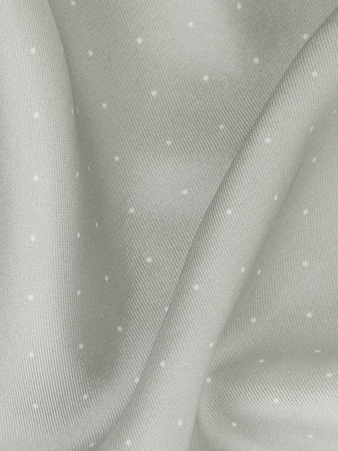 Reiss Polka Dot Silk Pocket Square in Silver