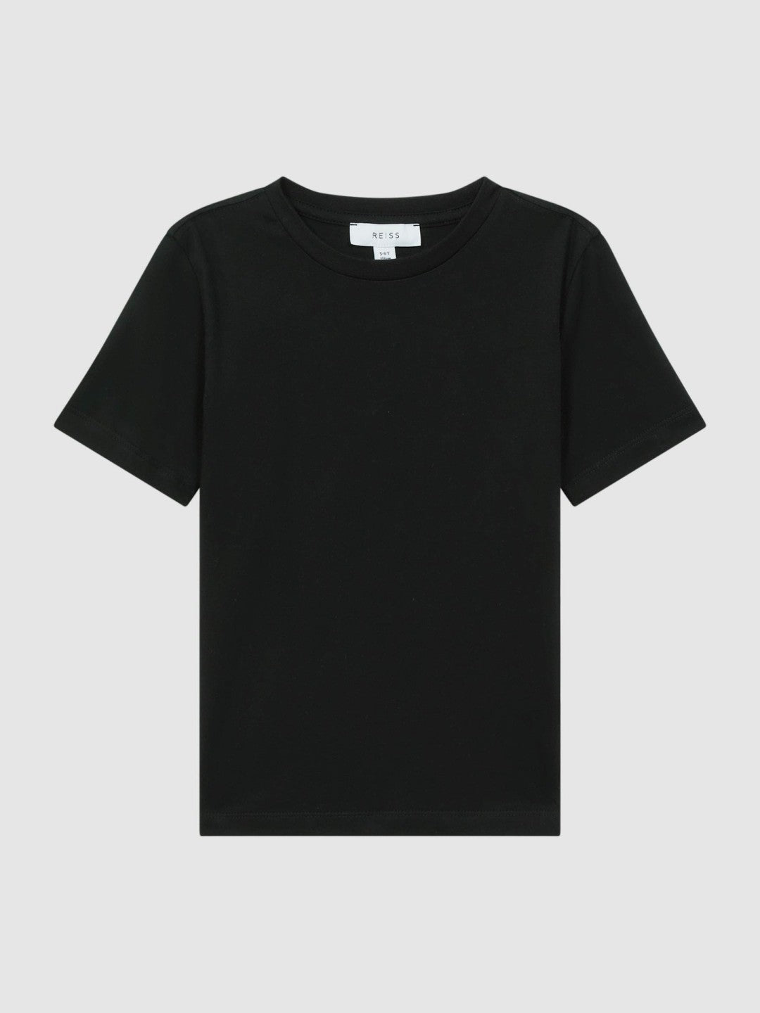 Reiss 3-9 yrs Crew Neck T-Shirt in Black