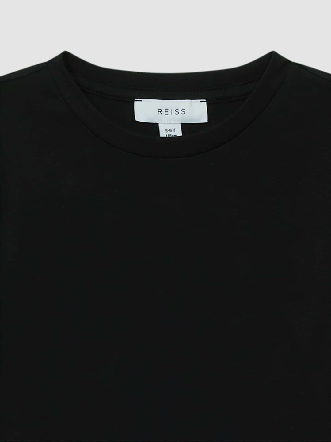 Reiss 3-9 yrs Crew Neck T-Shirt in Black