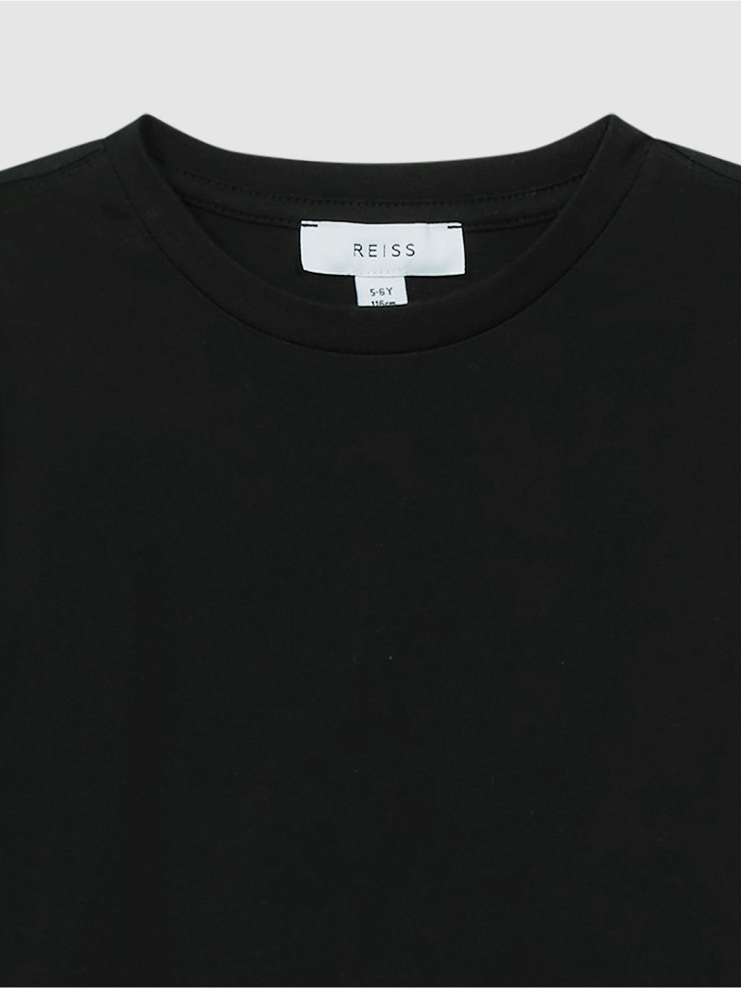 Reiss 3-9 yrs Crew Neck T-Shirt in Black