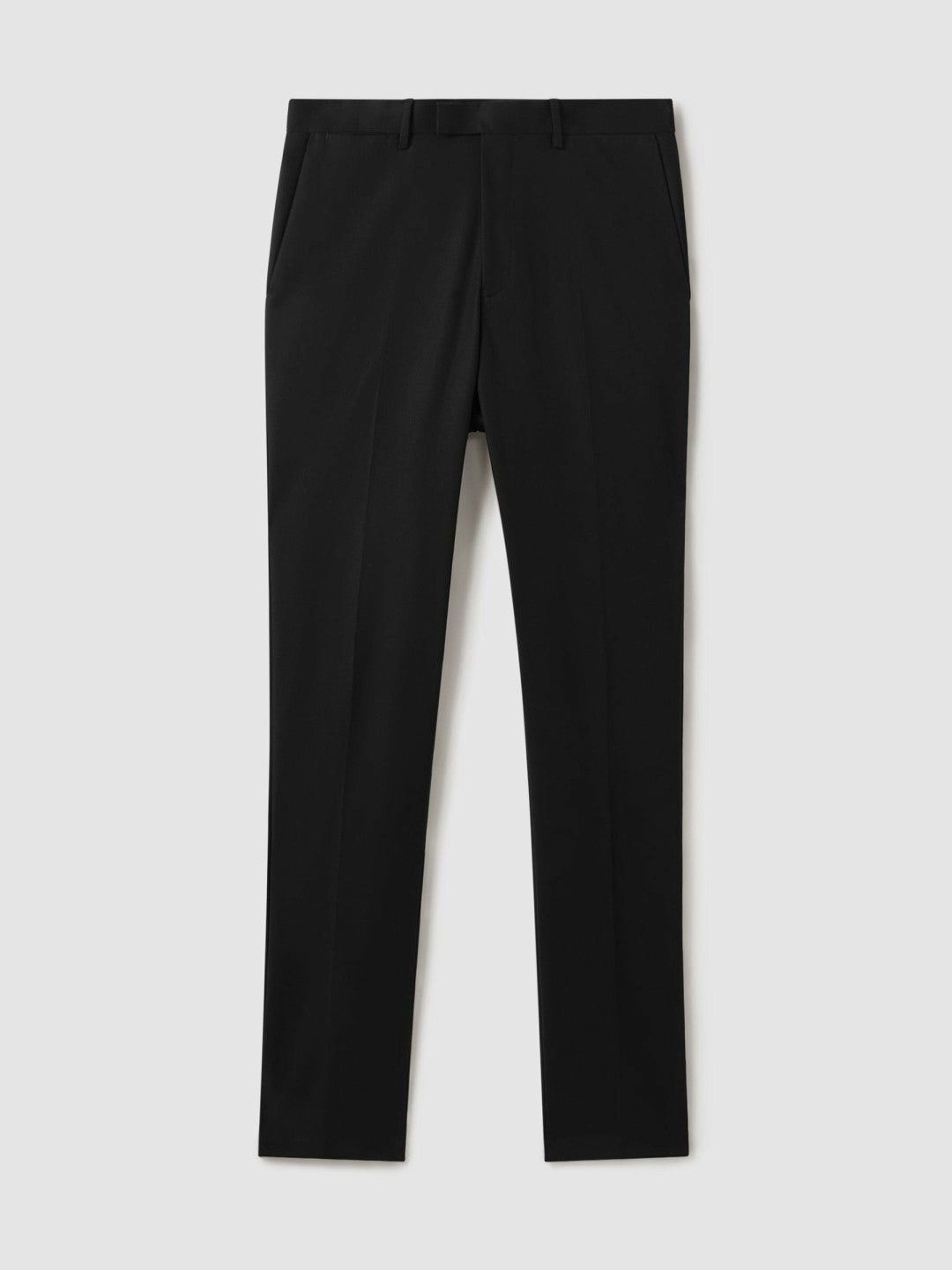 Reiss Slim Fit Cotton Blend Chinos in Black