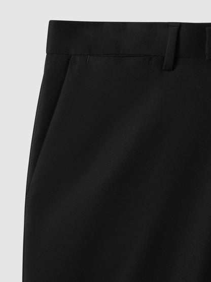 Reiss Slim Fit Cotton Blend Chinos in Black