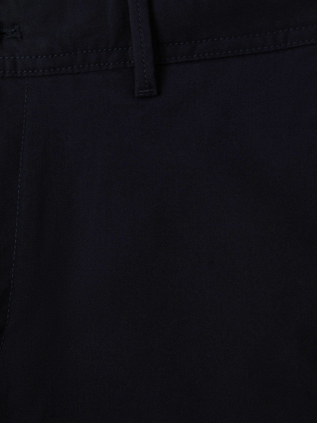 Reiss Slim Fit Washed Cotton Blend Chinos in Navy