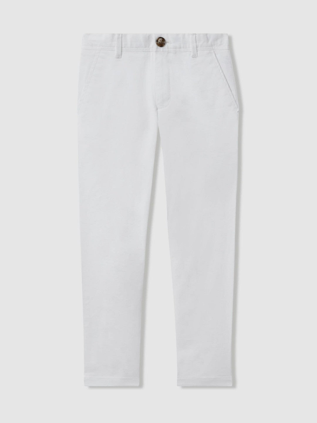 Reiss 13-14 yrs Slim Fit Casual Chinos in White