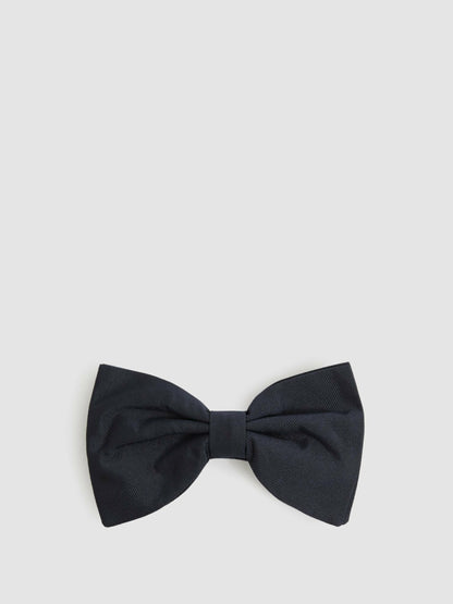 Reiss Grosgrain Silk Bow Tie in Navy