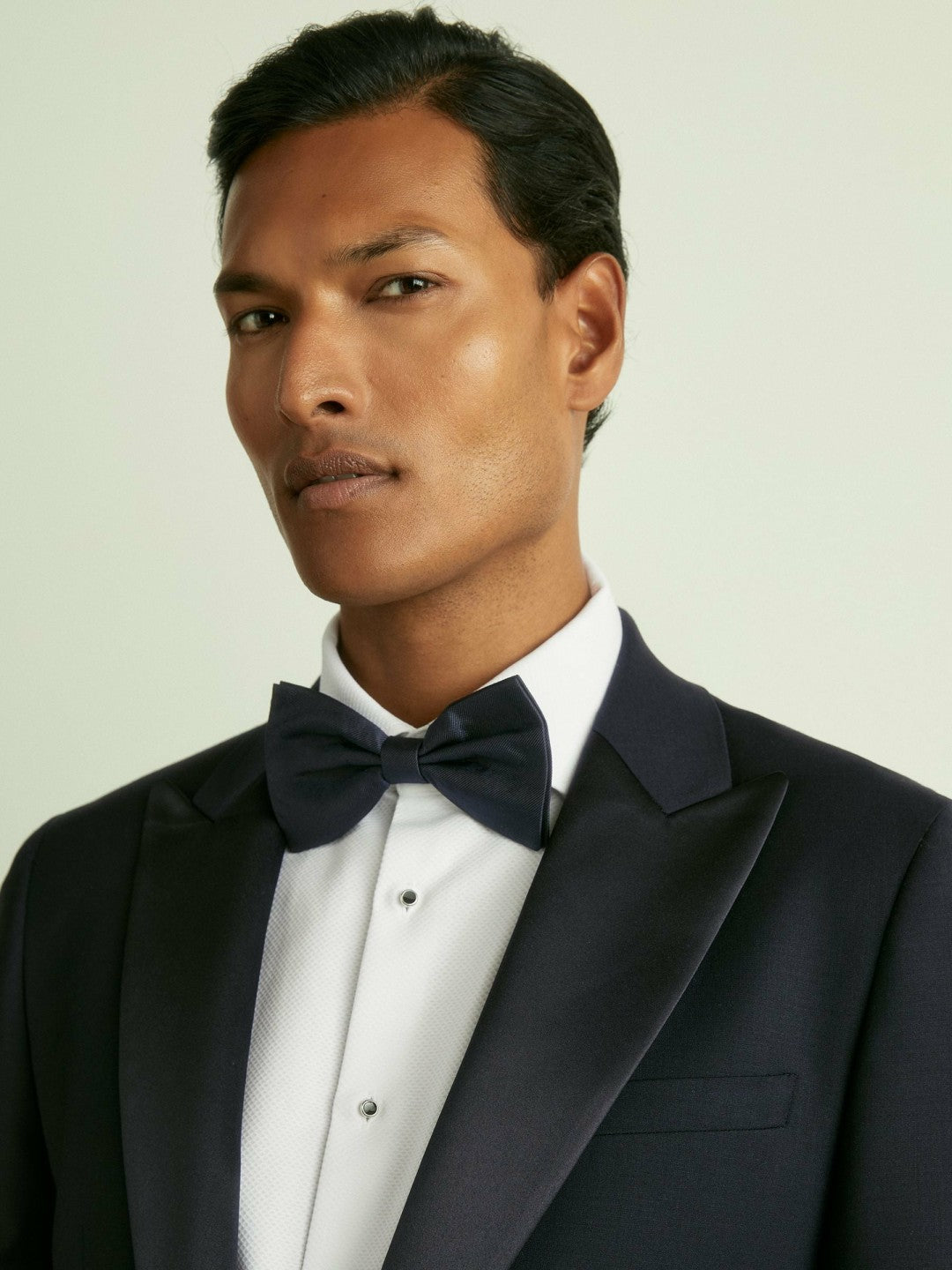 Reiss Grosgrain Silk Bow Tie in Navy
