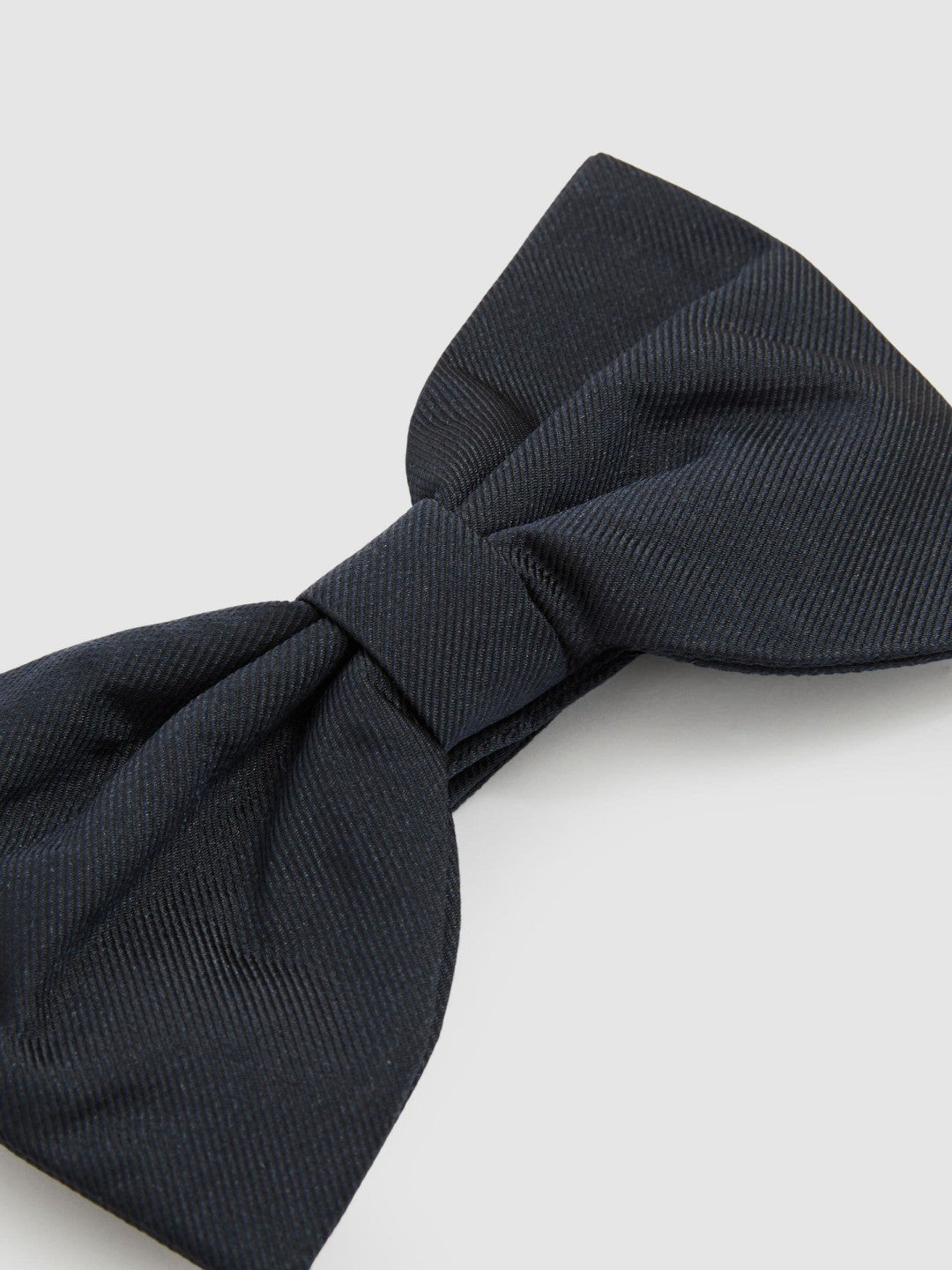 Reiss Grosgrain Silk Bow Tie in Navy