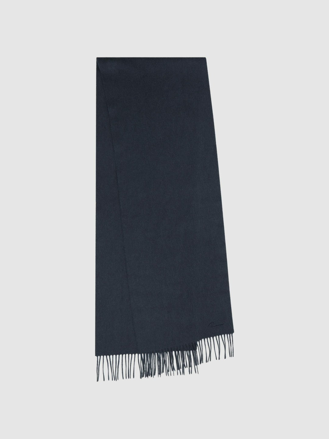 Reiss Wool and Cashmere Scarf in Airforce Blue