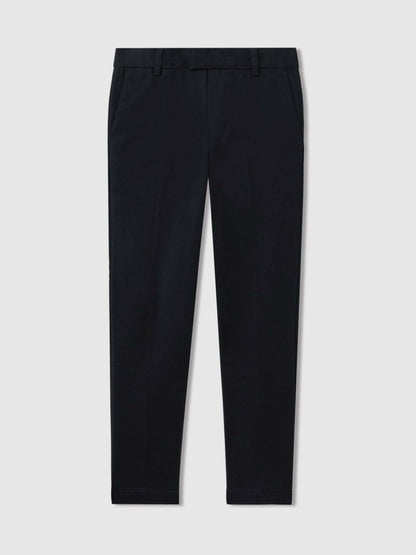 Reiss 9-13 yrs Slim Fit Tapered Chinos in Navy
