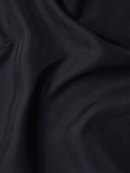 Reiss Plain Silk Pocket Square in Navy