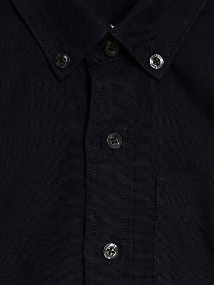 Reiss Junior Button Down Oxford Shirt in Navy