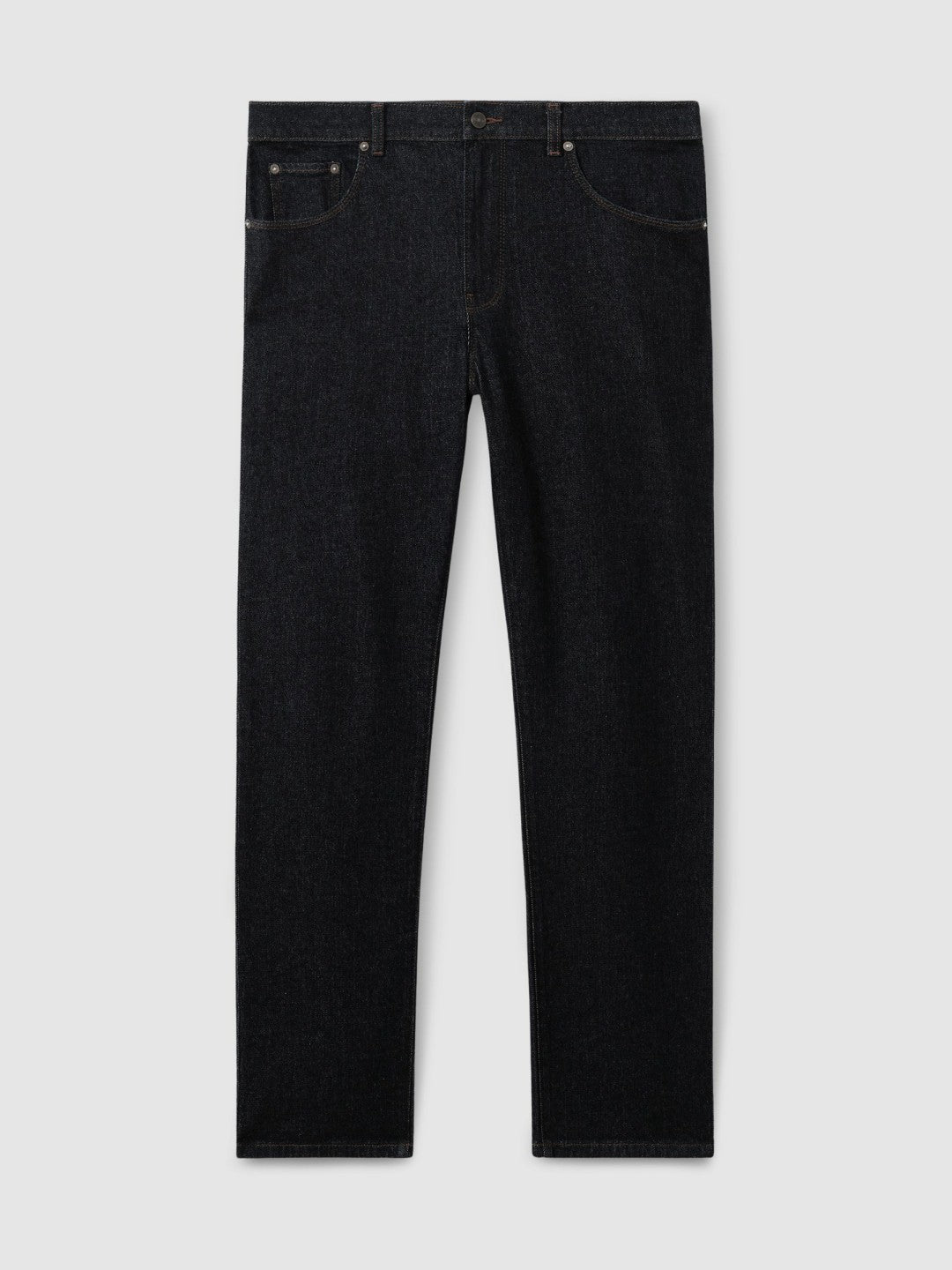 Reiss Straight-Leg Jeans in Raw Indigo