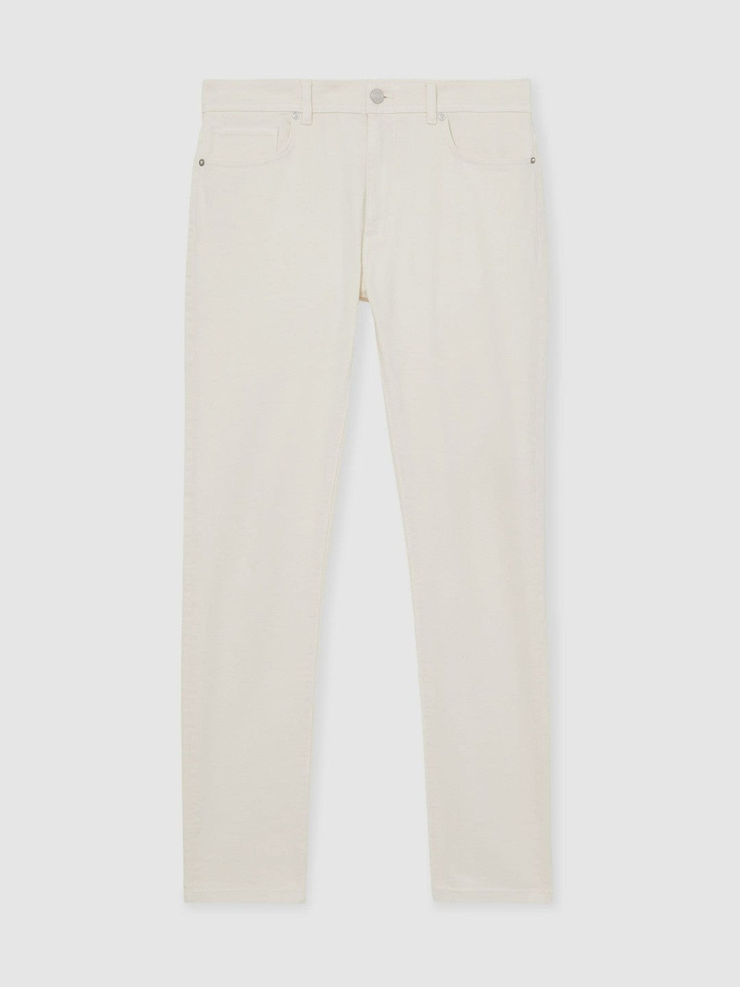 Reiss Cotton-Stretch Slim-Fit Jeans in White
