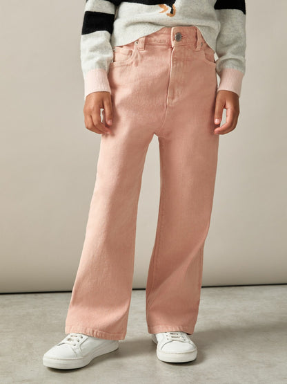Reiss 13-14 yrs Wide-Leg Jeans in Pink