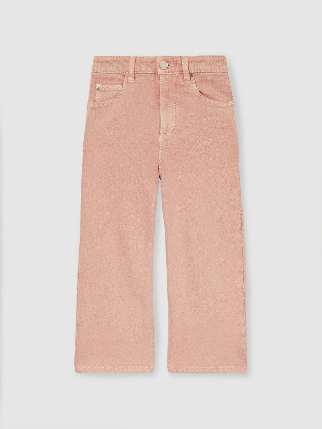 Reiss 9-13 yrs Wide-Leg Jeans in Pink
