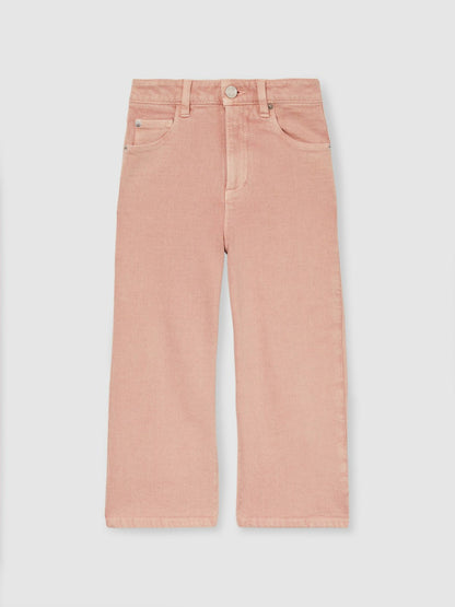 Reiss 9-13 yrs Wide-Leg Jeans in Pink