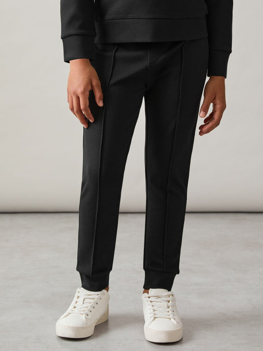 Reiss 9-13 yrs Relaxed Drawstring Joggers in Black