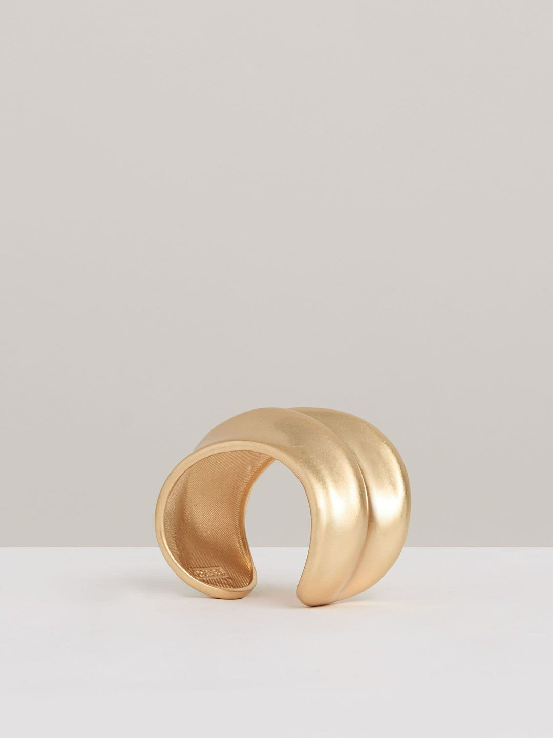 Reiss Sculptural Cuff in Gold Tone