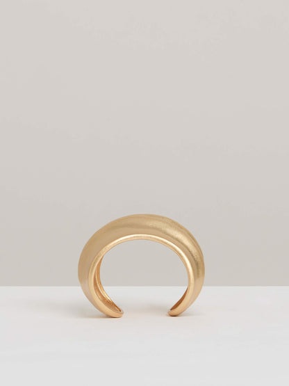 Reiss Sculptural Cuff in Gold Tone