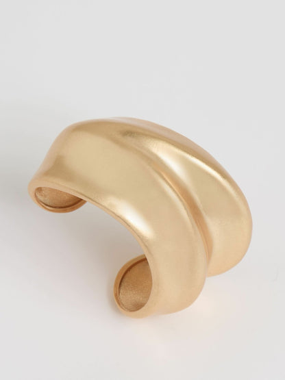 Reiss Sculptural Cuff in Gold Tone