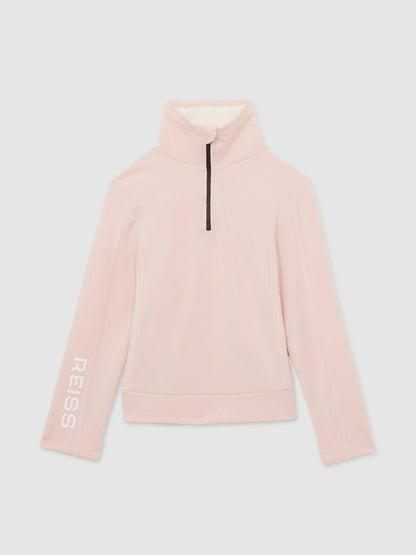 Reiss 13-14 yrs Funnel-Neck Base-Layer Top in Pink