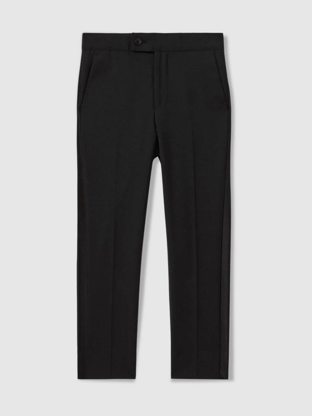Reiss 3-9 yrs Wool-Blend Tuxedo-Stripe Trousers in Black