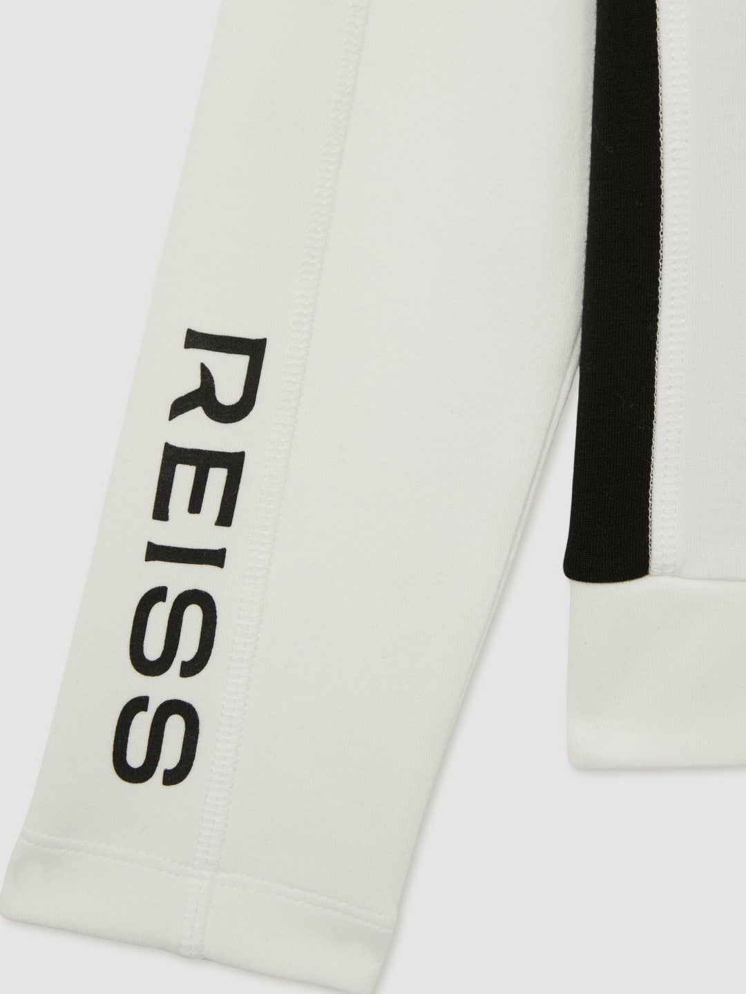 Reiss 4-9 yrs Funnel-Neck Base-Layer Top in White/Black