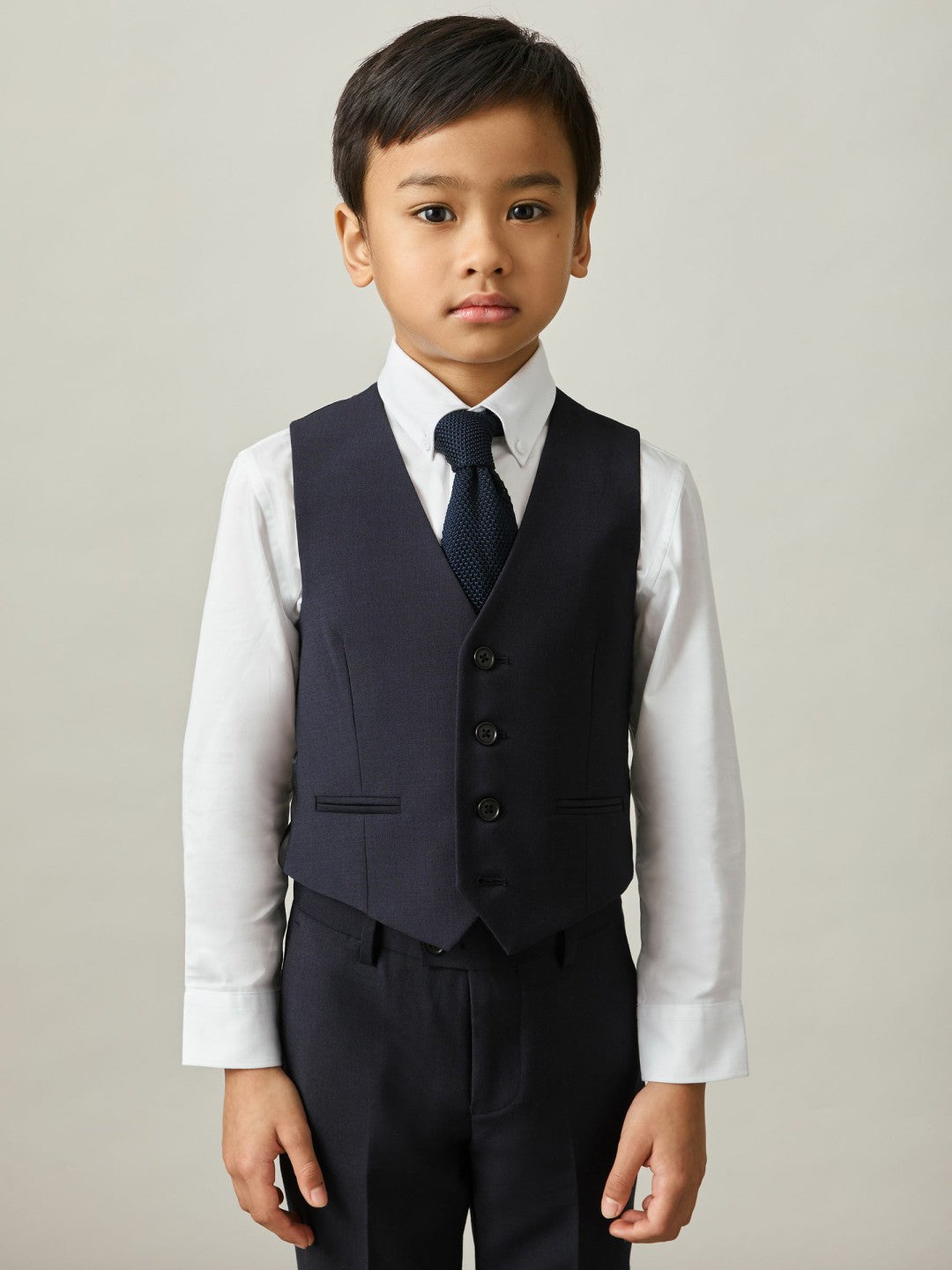 Reiss 3-9 yrs Modern Fit Waistcoat in Navy