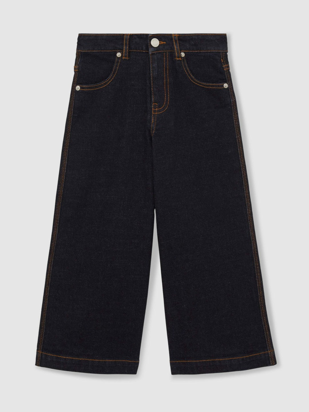 Reiss 4-9 yrs Wide-Leg Jeans in Indigo