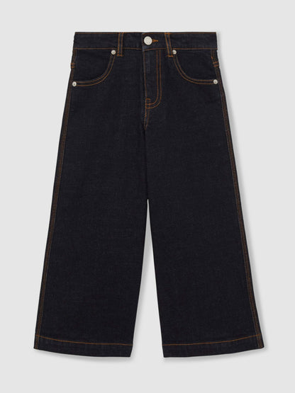 Reiss 4-9 yrs Wide-Leg Jeans in Indigo