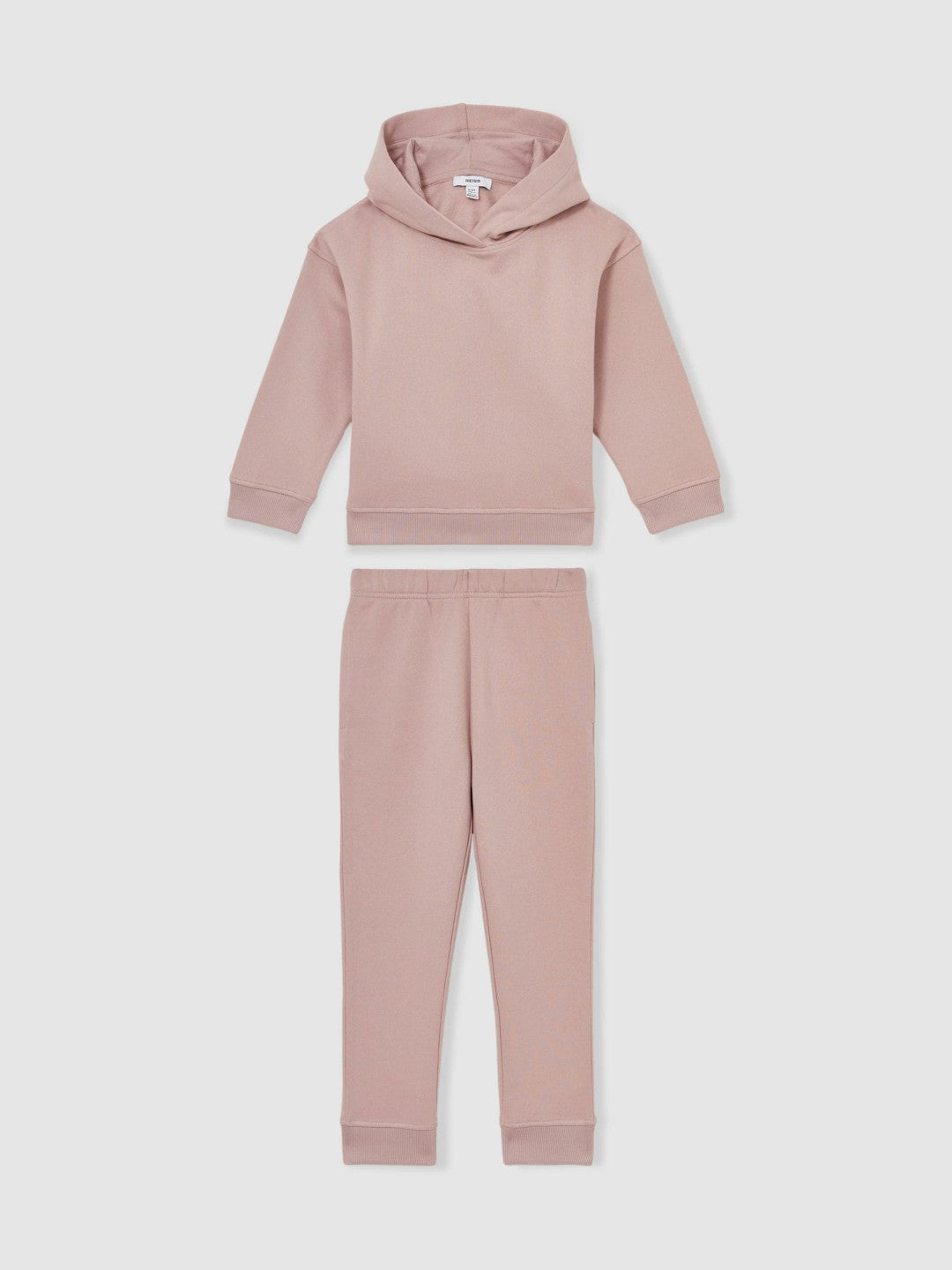 Reiss 13-14 yrs Cotton-Blend Hoodie And Joggers Set in Mink