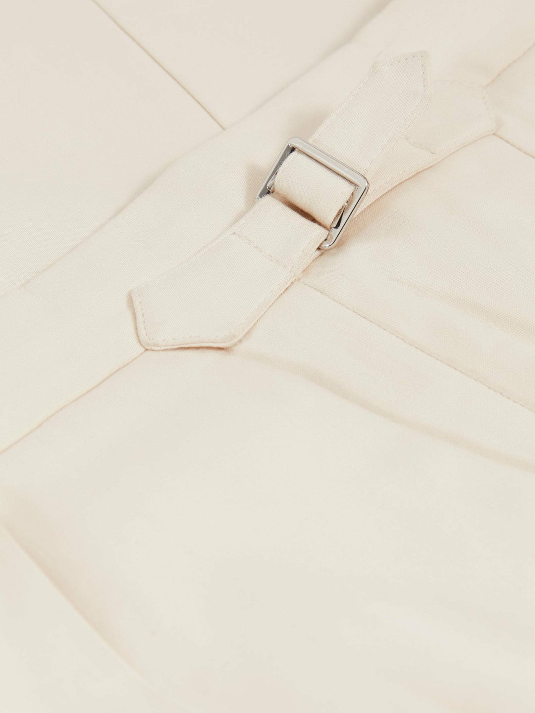 Reiss Cotton-Blend Tapered Trousers in Stone