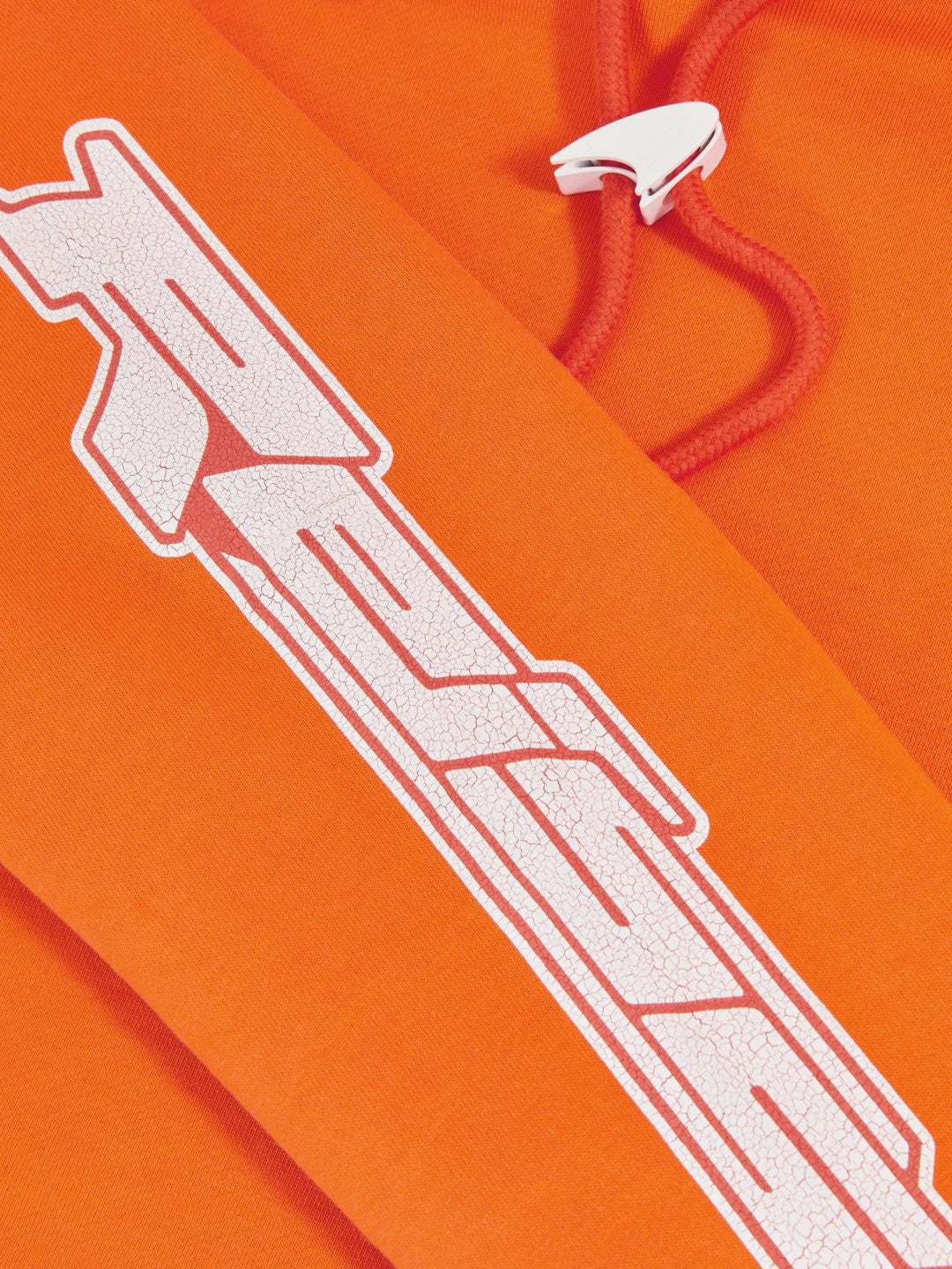 Reiss McLaren F1 Team Oversize Toggle Hoodie Unisex Fit in Papaya Orange