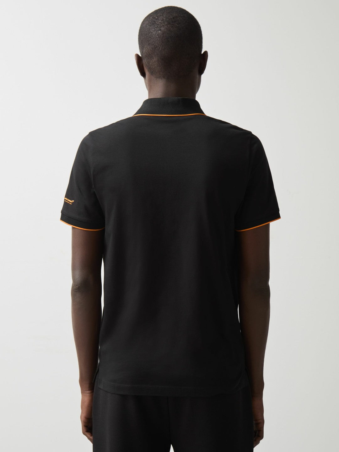 Reiss McLaren F1 Team Cotton Polo Shirt in Black