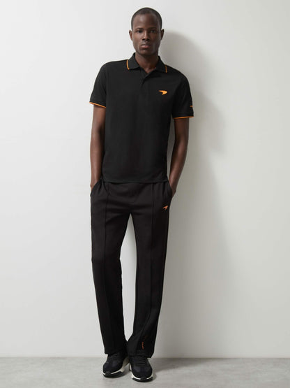 Reiss McLaren F1 Team Cotton Polo Shirt in Black