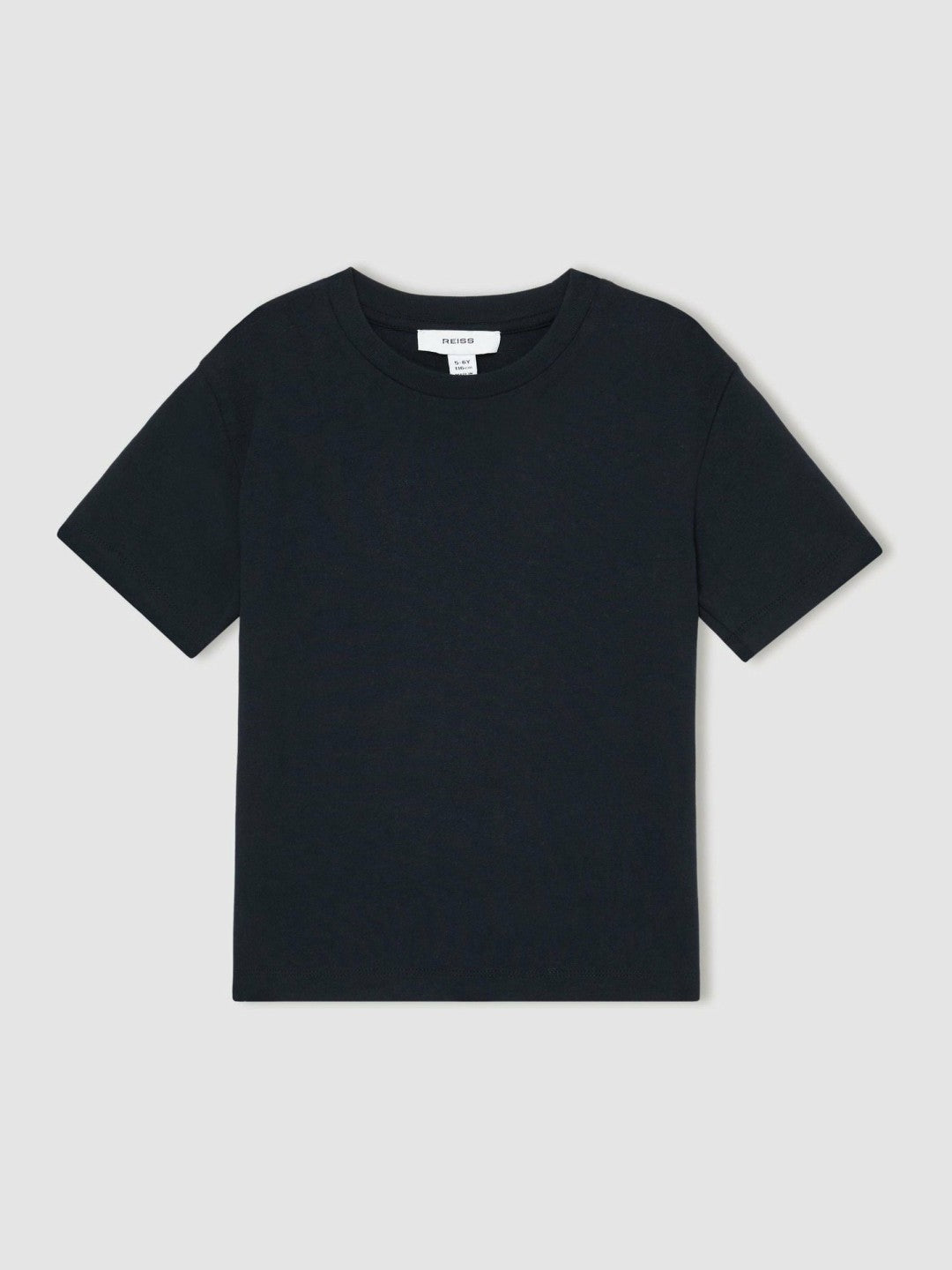 Reiss 9-13 yrs Cotton Crew-Neck T-Shirt in Navy