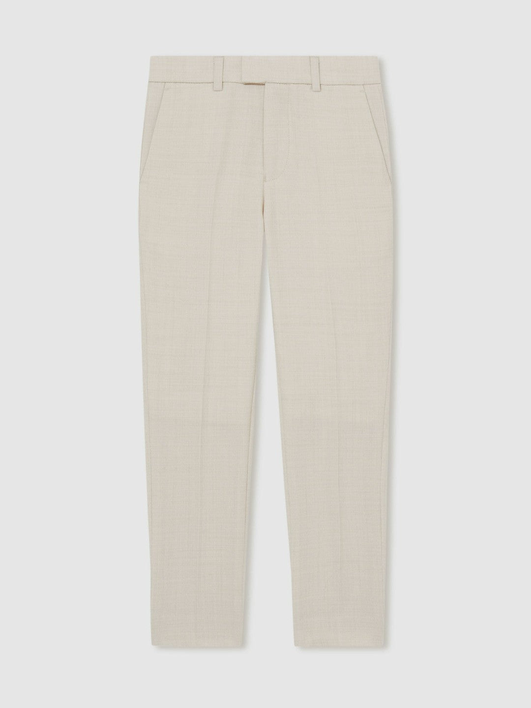 Reiss 3-9 yrs Slim-Fit Trousers With Wool in Stone