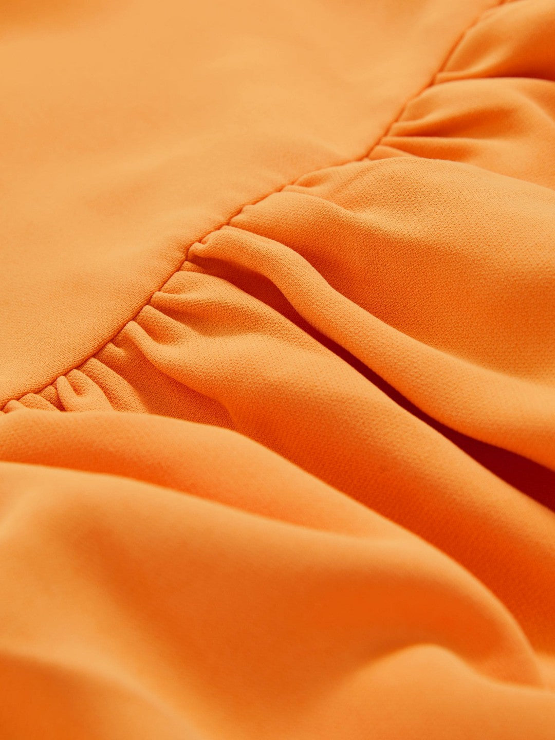 Reiss 13-14 yrs One-Shoulder Tiered Dress in Orange