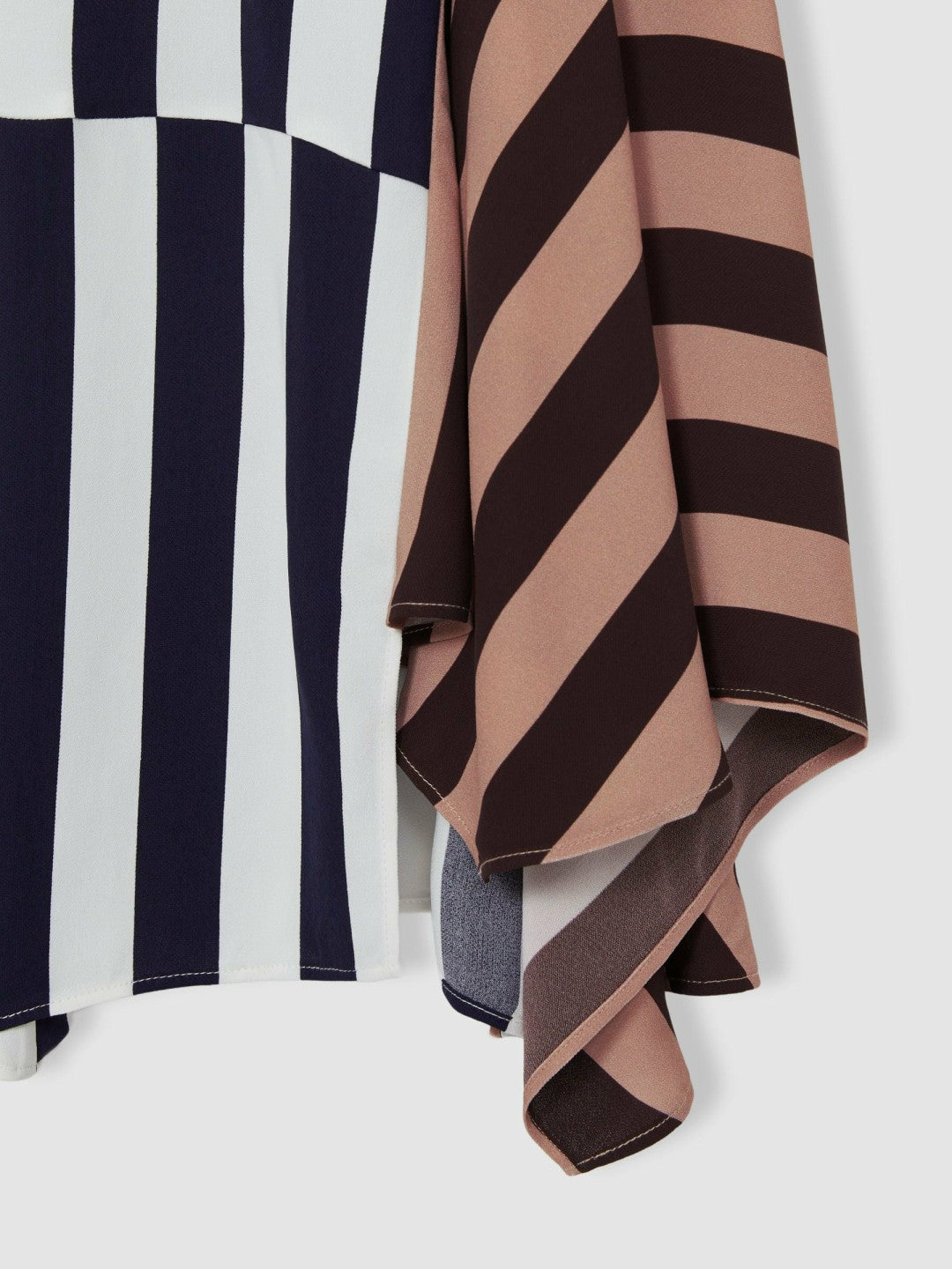 Reiss 4-9 yrs Stripe-Print Handkerchief Dress in Multi