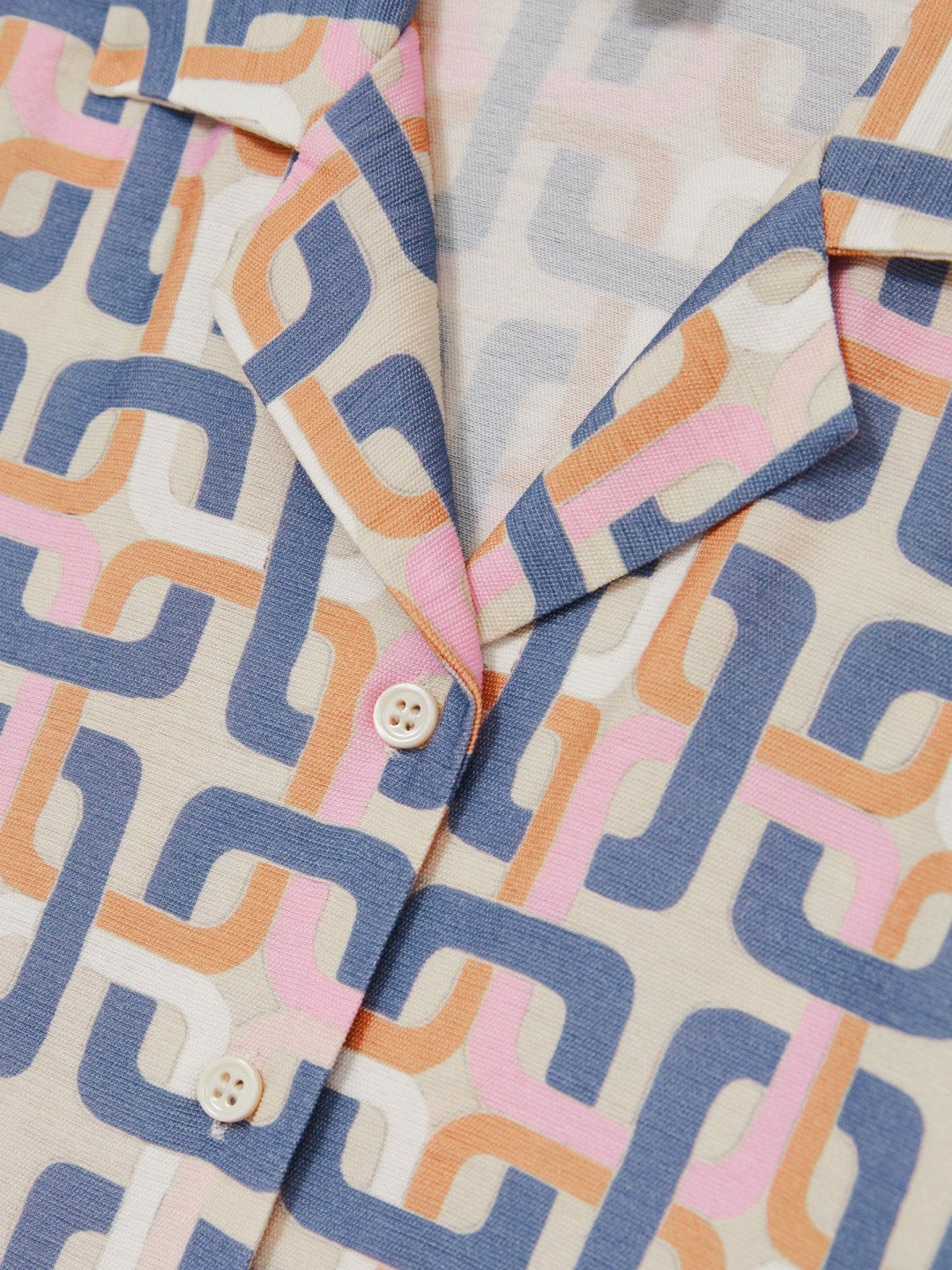 Reiss 4-9 yrs Geometric Chain Print Shirt in Multi
