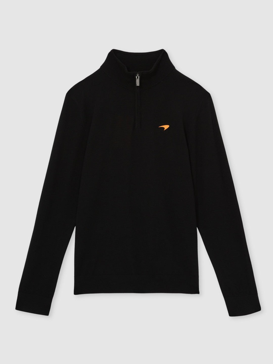 Reiss McLaren F1 Team Merino Half-Zip Jumper in Black
