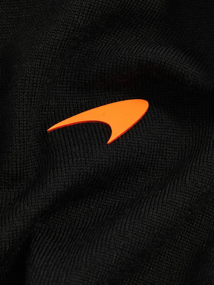 Reiss McLaren F1 Team Merino Half-Zip Jumper in Black