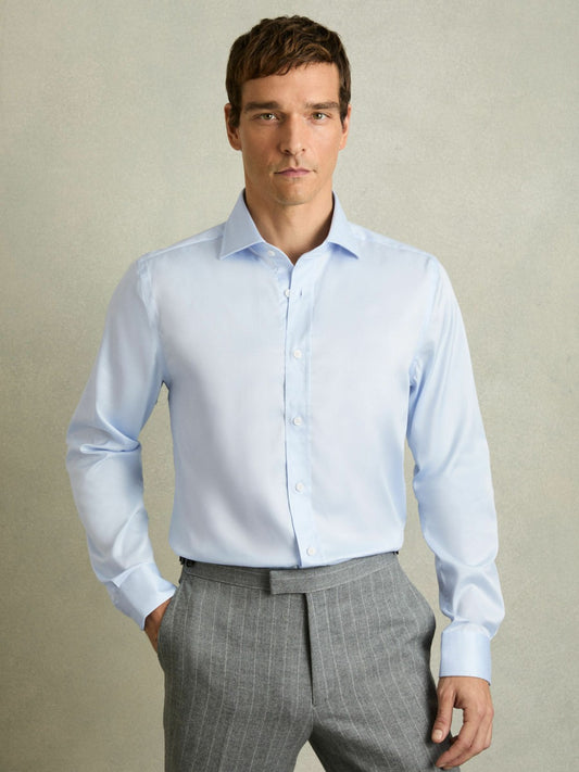 Reiss Regular Fit Shirt in Soft Blue