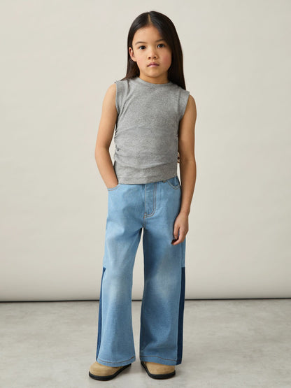 Reiss 9-13 yrs Ruched Vest Top in Grey