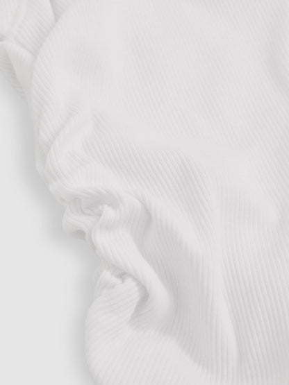 Reiss 4-9 yrs Ruched Vest Top in White