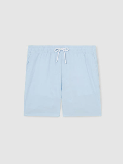 Reiss Drawstring Swim Shorts in Soft Blue