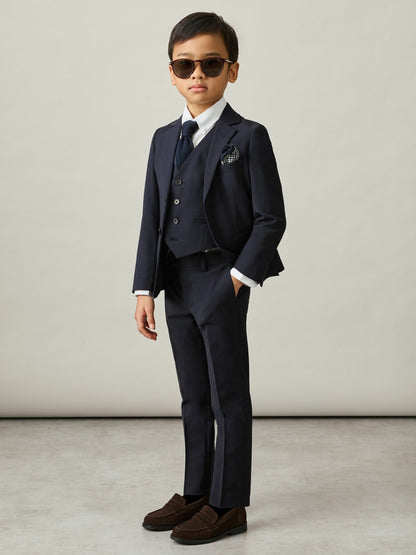 Reiss 13-14 yrs Modern Fit Waistcoat in Navy